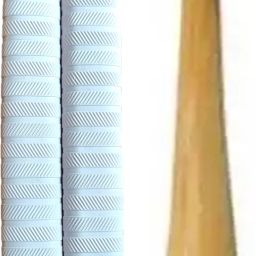 1-wooden cone + 2-Cricket Bat Multicolor Grip Chevron-image-2