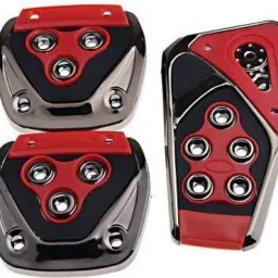 Non-Slip Manual Car Pedals kit Pad Covers Set-Universal Car Pedal Car Pedal (RED) Car Pedal-17