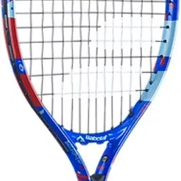 Ballfighter 21 Tennis Racquet Blue Red Grip Size 6X0 Blue, Red Strung Tennis Racquet-image-1
