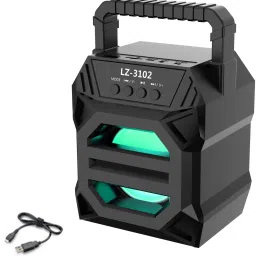 Musify Trolley Wireless Speaker WS-02 Multimedia Super Ultra Bass 3D Sound Bluetooth| Splashproof | Led Colour Changing Lights | Powerful Speaker|Long Hour Battery Life| Compatible with All Smartphones 10 W Bluetooth Laptop/Desktop Speaker-42
