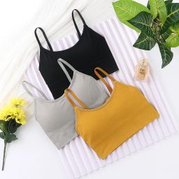 Pack of 3 Women Sports Lightly Padded Bra-image-140