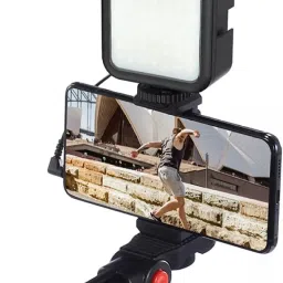 MJ Hub iOS/Android Compatible Vlogging Kit Phone Video Kit Accessories Phone Mount Tripod Kit image 3
