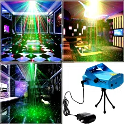 Stage Laser Light & sound activated For Birthday,Diwali,Wedding, Party Functions Dual Disco Ball-11