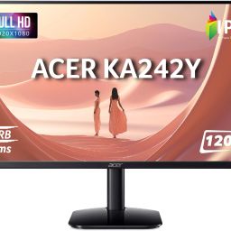 Acer 60.45 cm (23.8 inch) Full HD LED Backlit IPS Panel with 6 axis Color Adjustment, 2X2W Inbuilt Speakers, Display Widget, VisionCare, ENERGY STAR Certified, Robust Stand Monitor (KA242Y E0)-19