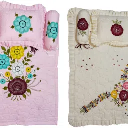 250 TC Cotton Single Embroidered Flat Bedsheet-image-60
