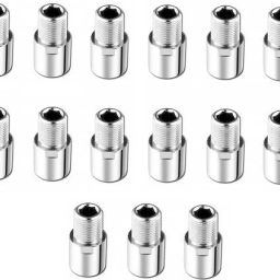 Premium Quality Stainless Steel 1.5 Inch Faucet Extension (Pack of 15) For Taps Faucet Nozzle-image-85