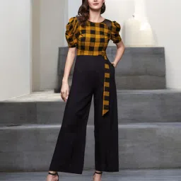 Checkered Women Jumpsuit-image-12