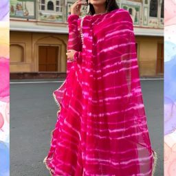 Printed Georgette Stitched Anarkali Gown-image-18