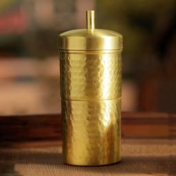 100% Pure Brass Filter Coffee Maker for Home & Office | South Indian Coffee Filter-43