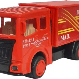 BHARAT POST HIGHWAY DELIVERY TRUCK (RED)BIG SIZE 20*7.5*6.5 CM TOY-14