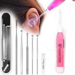 Ear wax Remover with LED Flashlight Earpick 2 pack + Ear Wax Cleaner-image-21