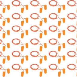 1110 Corded Foam Noise Reduction Earplug-Orange Color-NRR: 29dB(Pack of 30) Ear Plug-picture-13