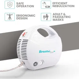 BPL Medical Technologies Breathe Ezee N8 Nebulizer Low Noise Compressor Nebuliser Machine Kit Nebulizer image 3
