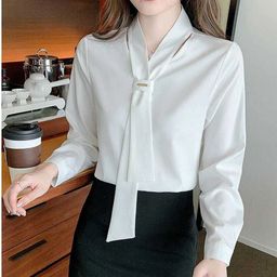 houseofcommon Casual Regular Sleeves Self Design Women White Top-picture-26