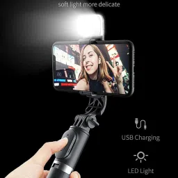 DHAN GRD R1s Bluetooth Selfie Sticks with Remote and Selfie Light Monopod, Tripod image 4