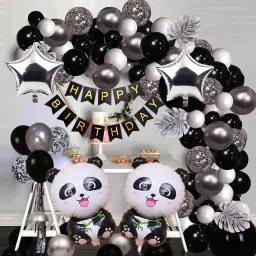 panda theme birthday party combo set-image-5