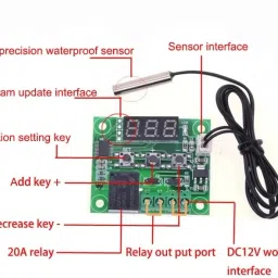 HUMBE&CO XHW1209 high-precision LED digital display thermostat DC 12V temperature control Multipurpose Controller image 4
