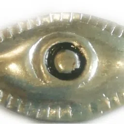 silver eyes for pooja 1 pcs Decorative Showpiece - 2 cm-picture-25