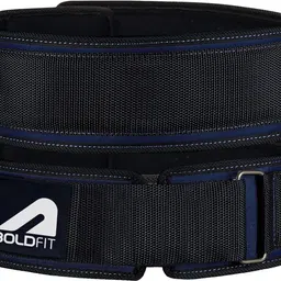 boldfit Gym Belt for Men Weight Lifting Belt Gym Exercise Belt Deadlift Workout Waist Weight Lifting Belt-picture-4