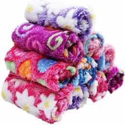 THE BEGED Stonic Soft Stripes Terry Face Towel Handkerchief Women Soft Cotton Hankies Ladies hanky set for women ["Multicolor"] Handkerchief-image-15