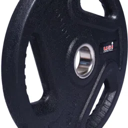 20 kg Olympic Weight , TOUGH RUBBER WEIGHT PLATE RWP_10 Home Gym Combo-image-38