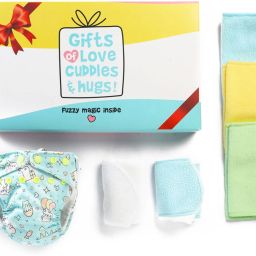 Combo Baby Gift Pack of 1 Freesize UNO 1 Booster Pad and 3 Easy Clean Top Sheets-image-52