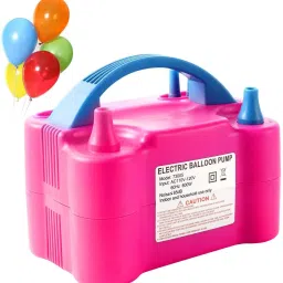 Air Balloon Pump Electric, Portable Inflator Dual Nozzle Machine J1 Balloon Pump-16