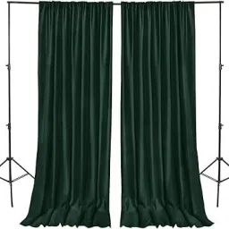 Cam cart dark green Backdrop Curtain for Parties Background Curtains 4x8 2 penal Reflector-image-91
