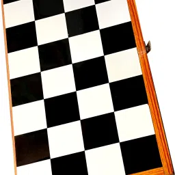 Premium Black & White Chess Board with 32 Chessmen Set 35.5 cm Chess Board-41