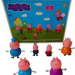 Peppa Pig Family Figure 6 Pack Iconic Outfits, Adventure Toy-image-40