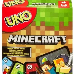 UNO Minecraft Card Game Videogame-Themed Collectors Deck for kids & family Game-25