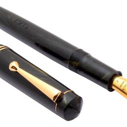 Click Aristocrat Gold Edition Black Marble Fine Nib Fountain Pen-image-89