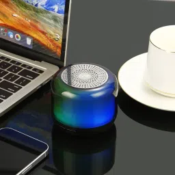 BeatBucks Portable Mini speaker with inbuilt rgb 800 mah long battery capacity 5 W Bluetooth Party Speaker image 3