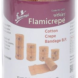 Flamicrepe Cotton Crepe Bandage, 7.5cm X 4 Meter (Pack of 1), Beige Crepe Bandage-image-19