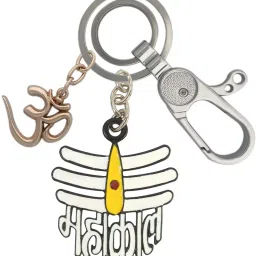 Lord Shiva Black and white Mahakal With Om Stylish Locking Lock Locking Carabiner-picture-38