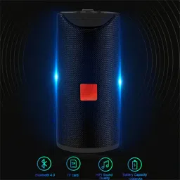 Musify Best Quality original TG-113 Super Bass Splash-Proof Bluetooth Speaker With Inbuilt Mic, USB, TF Card And AUX Slot Easily Connect With All Bluetooth Enabled Devices - 10 W Bluetooth Laptop/Desktop Speaker image 3
