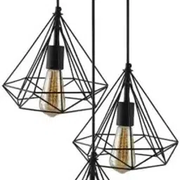 Cluster Hanging Light for Living Room, Bedroom Bulb not Included (Pack of 1) Pendants Ceiling Lamp-13