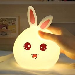 Bunny/Rabbit Night Lamp for Kids,Gift for Girls/Boys,Color Changing Light Night Lamp-16