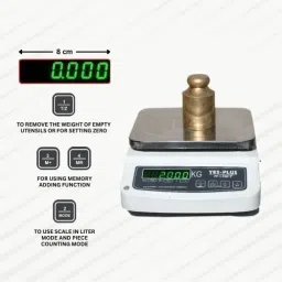 monet Weighing Machine, Weighing Scale Weight Capacity 10kg Multipurpose Weight Scale Weighing Scale image 5