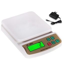 MCP Kitchen Weighing Scale With Tare Function SF 400A with Adaptor 10 kg Digital Multi-Purpose food weight machine for shop home use baking small portable countertop plastic ABS body image 1