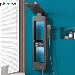 Plantex Majestic Flow Shower Panel for Bathroom/Shower Set with LED Lights and Display Shower Panel Waterfall-19