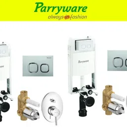 Half Frame Concealed Cistern, with divater body upper part set of 2 pic 328 Dual Flush Tank-picture-19