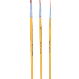 Artist Brush Set -Artist Quality Detail and Script Liner Set of 3 for Artists in Taklon, for Oil Painting, Modern Art, Nail Art, Ganapati Painting, Intricate Painting)-56