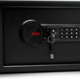 9.2 Ltrs Digital Locker For Cash, Jewellery | Black Safe Locker-8