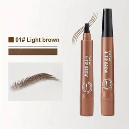 Natural Eyebrow Look 4 Split Head Eyebrow Pencil-image-71