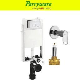 Half Frame Concealed Cistern, Concealed body with upper part set of 1 pic 193 Dual Flush Tank-image-24