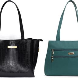 reprox Women Black, Green Shoulder Bag-picture-5