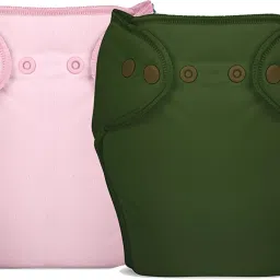 Baby Smart Nappy Reusable & Adjustable Cloth Diaper For Newborn (4-9 Months)-1