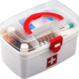 Plastic Rectangular Medicine Box, Medical Box First Aid Kit-5