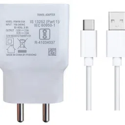 Wall Charger Accessory Combo for Vivo Y33T,Y21T,Y53S,Y51A,Y72,X60,V21 5G,Y33S,Y21e,Y73,U3X,Y23 5G,Y21e,X60-15